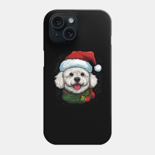 Bichon Frise Christmas Phone Case