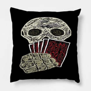 Poker Player Pillow