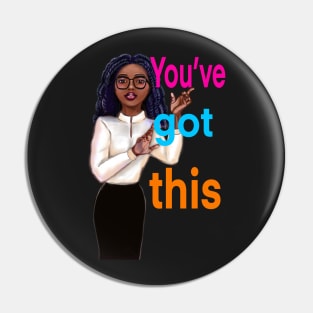 Inspirational, motivational, affirmation, “ you’ve got this”. The best Gifts for black women and girls 2022 Pin