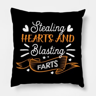 Stealing Hearts & Blasting Farts Pillow