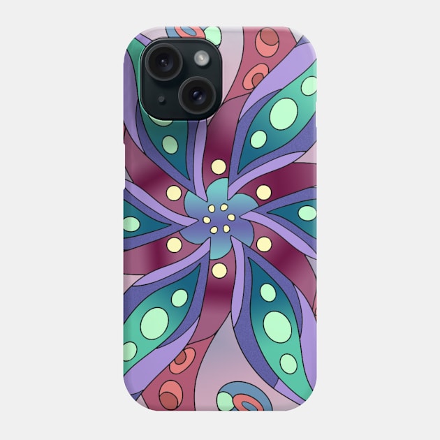 Symmetric Print B Phone Case by SoraLorr