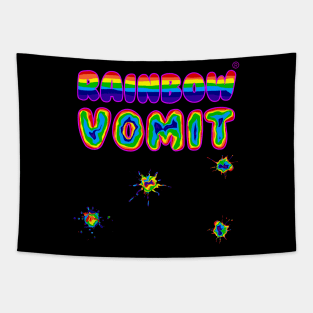 Rainbow Vomit (Design 1) Tapestry