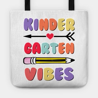 Kindergarten Vibes Back To School Tote