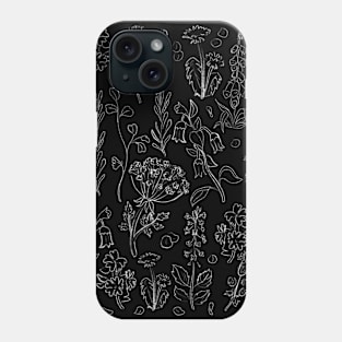 Witchy Botanicals Pattern Phone Case