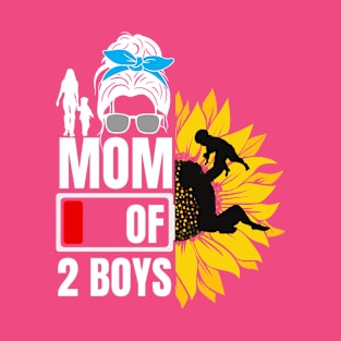 Super Mom of Boys- Powered by Love and Energy T-Shirt