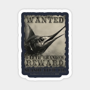 Darth Grander Wanted Poster Magnet