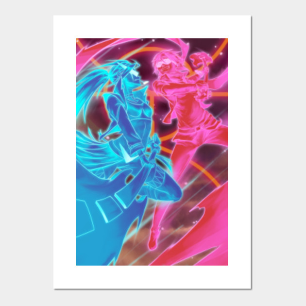 Get Wallpaper Jinyu Vs Haruko Flcl Poster E Stampa Artistica Teepublic It HD