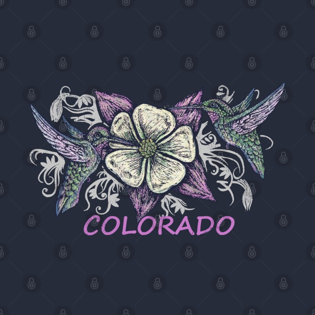 colorado hummingbird by inkzella