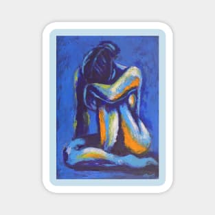 Blue Mood 1 - Female Nude Magnet