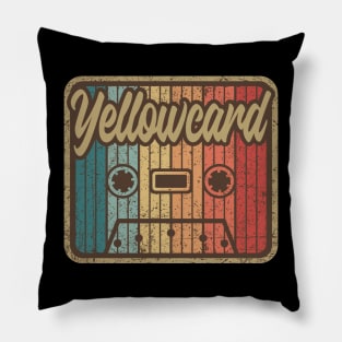 Yellowcard Vintage Cassette Pillow