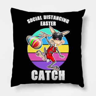 Social Distancing Easter Lockdown Easter Bunny Pillow