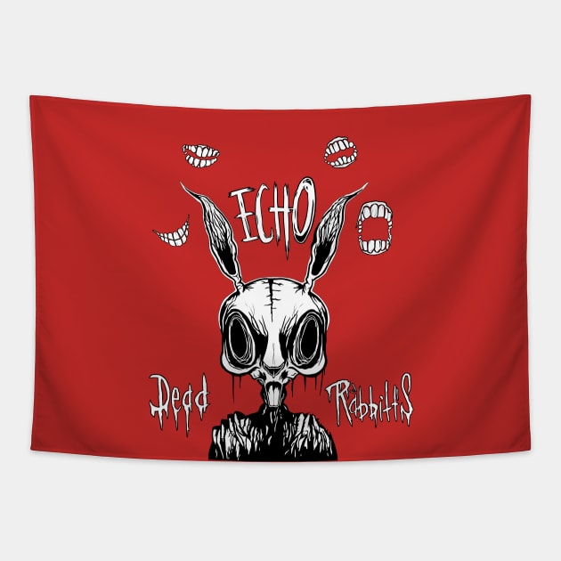 The dead rabbits Tapestry by Rasheba