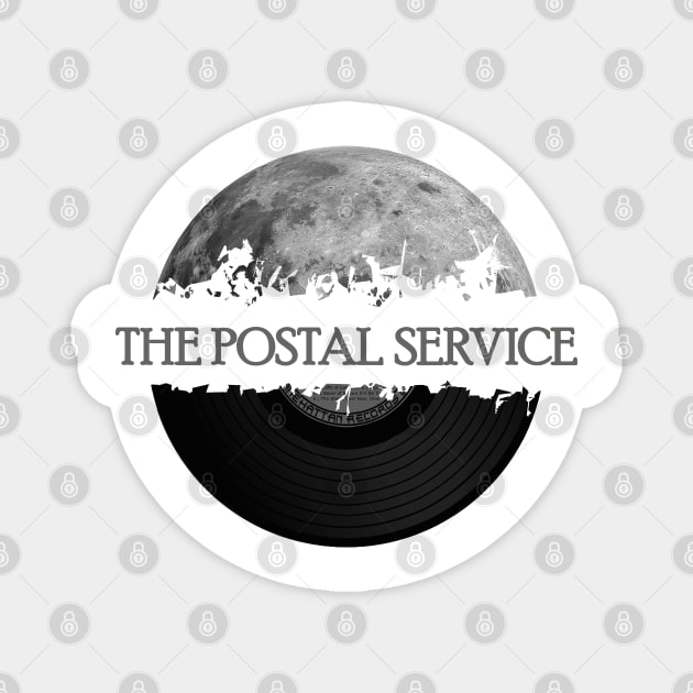 The Postal Service moon vinyl Magnet by hany moon