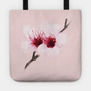 Watercolor Cherry Blossom Tote