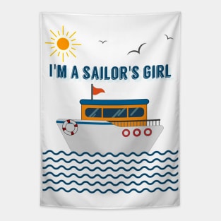 I'm a Sailor's Girl Tapestry