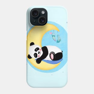 Baby Panda is dreaming Phone Case