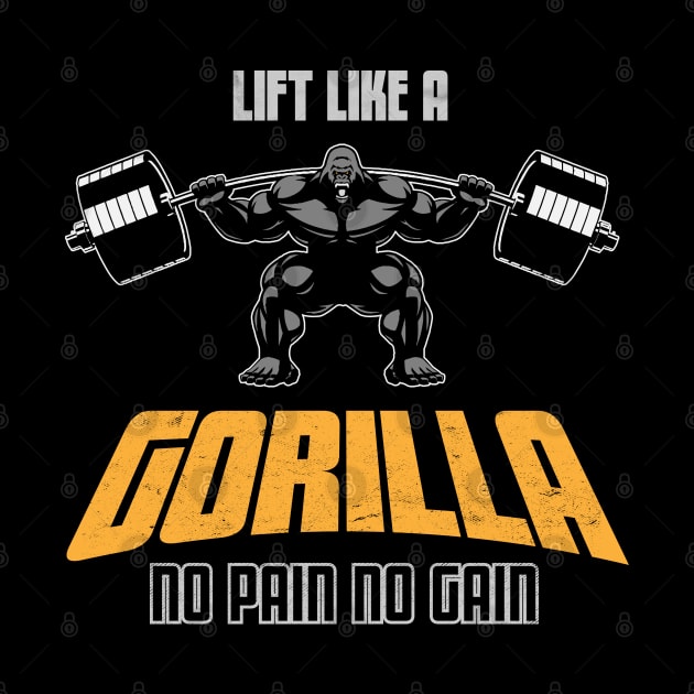 Lift Like A Gorilla by NineBlack