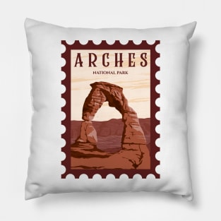 Arches National Park Stamp Pillow