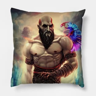 KRATOS Renaissance portrait GOW Pillow