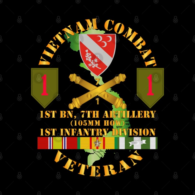 Vietnam Combat Vet - 1st Bn 7th Artillery - 1st Inf Div SSI by twix123844