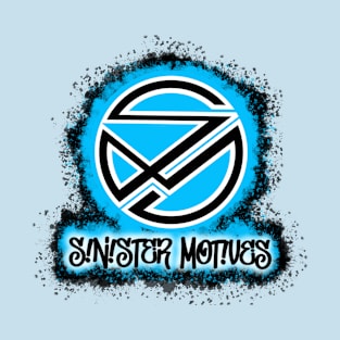 Sinister Motives logo lt. Blue T-Shirt