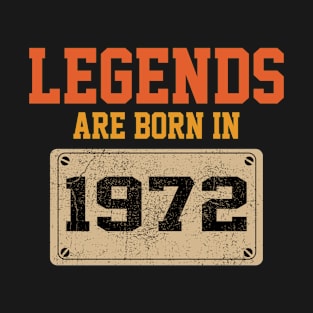 1972 vintage birthday T-Shirt