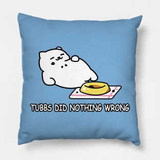 Neko Atsume - Tubbs Did Nothing Wrong Pillow