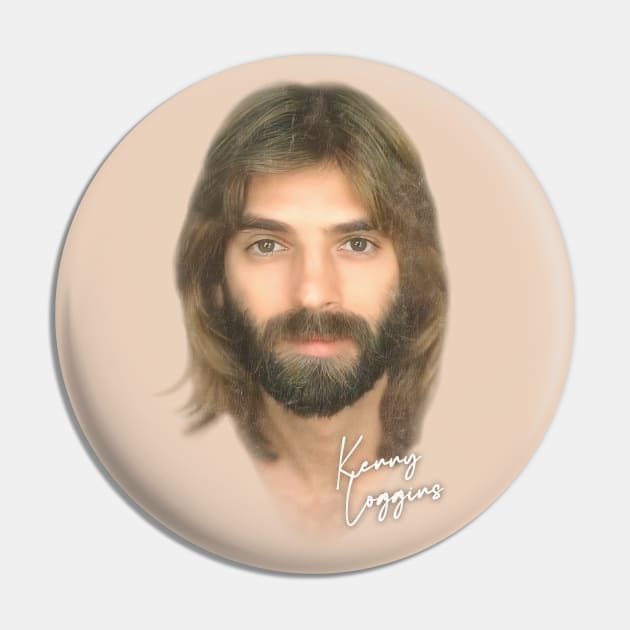 Kenny Loggins / Retro Aesthetic Fan Art Design Pin by DankFutura