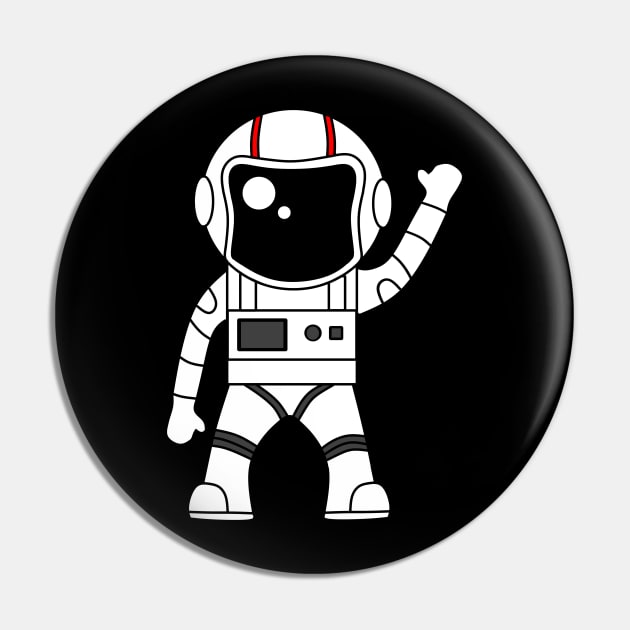 astronaut Pin by myepicass