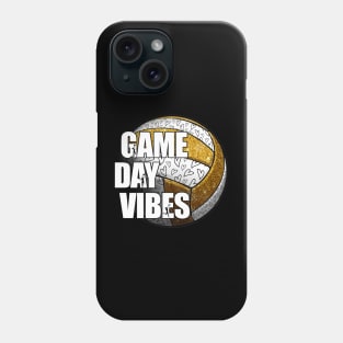 Bleached Volleyball Game Day Vibes Volleyball Mom Leopard Phone Case