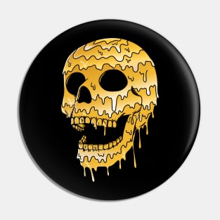 Gold Skull Pin