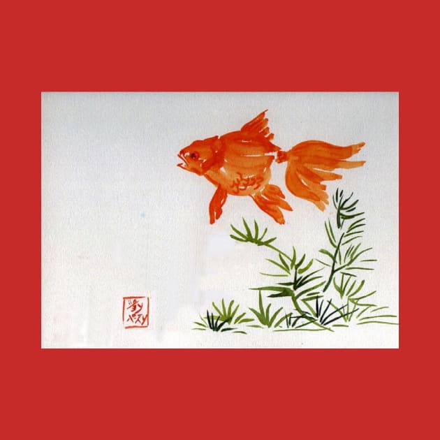 Japanese Goldfish by JoAnn Parsley Feed The Kitty