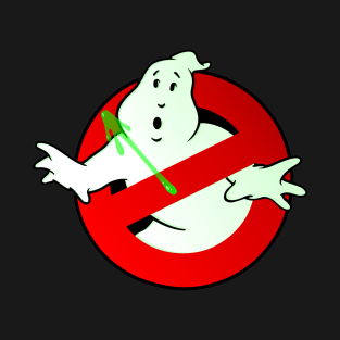 Who Busts The Ghost Busters? (logo) v3 T-Shirt