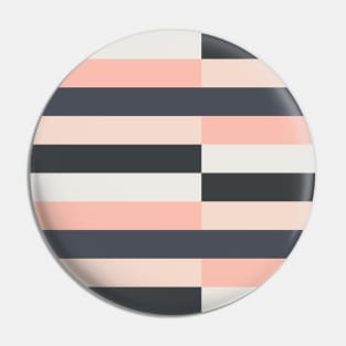 Horizontal Violet Stripes Pattern Pin