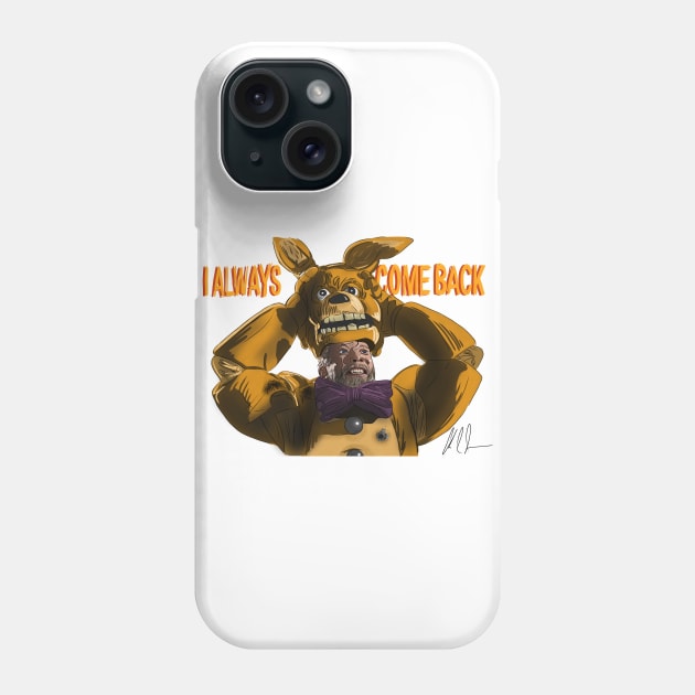 Five Nights At Freddy's: William Afton Phone Case by 51Deesigns