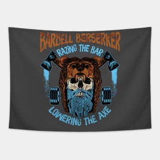 Barbell Berserker - Razing the Bar / Lowering the Axe Tapestry