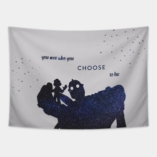 you are who you choose to be - the iron giant Tapestry