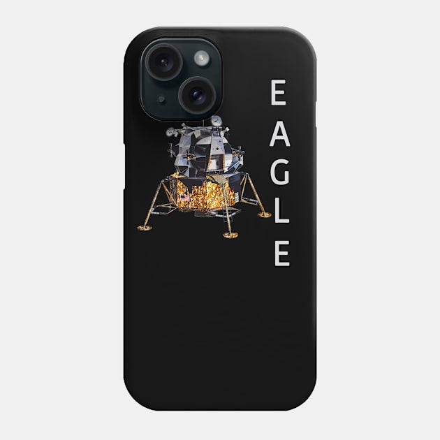 Nasa Apollo  Missions Eagle 1 Moon Landings Phone Case by Dirty Custard Designs 