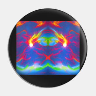 Multicolored Solar Flares 2 Pin