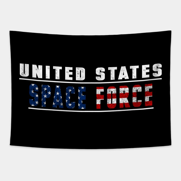 Space Force Distressed T-shirt, Trending anti-trump tshirt Tapestry by CMDesign