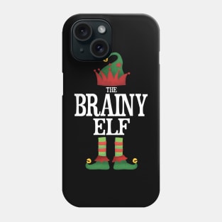 Brainy Elf Matching Family Group Christmas Party Pajamas Phone Case