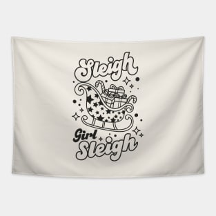 Sleigh Girl Sleigh Tapestry