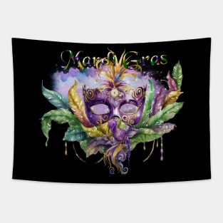 Venetian  Purple Masquerade Tapestry