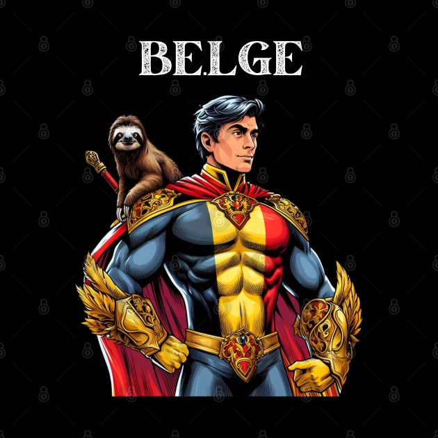 Belgian  Superhero 70s Fantasy Comic Book Hero by Woodpile