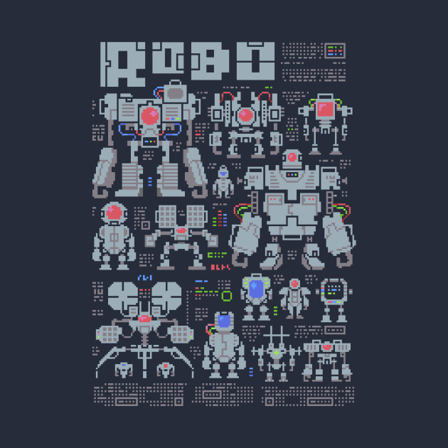 Robo Pixels by wuhuli