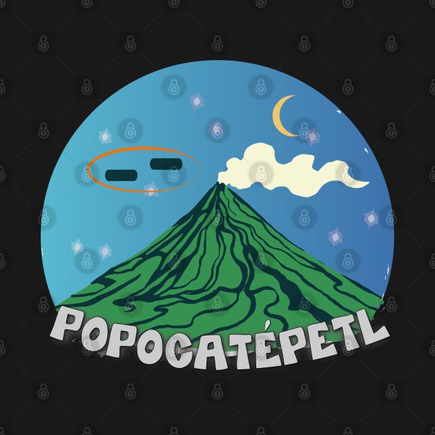 UFO sighting UAP Popocatepetl volcano by Ideas Design