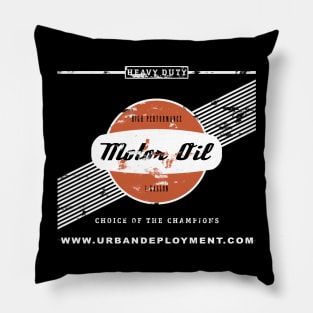 Vintage Motor Oil Pillow