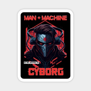 Man Machine Cyborg Magnet