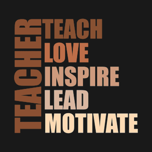 black history month teacher T-Shirt