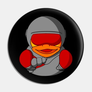 Sci Fi Spaceman Rubber Duck Pin